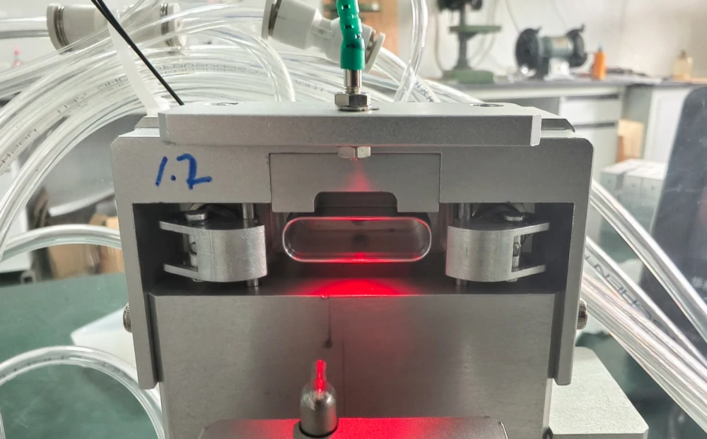 محطة الاختبار المصنّعة في البداية
